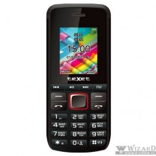 TEXET ТМ-203 мобильный телефон цвет черный-красный