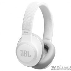Гарнитура накладные JBL Live 650BTNC 1.2м белый беспроводные bluetooth (в ушной раковине)