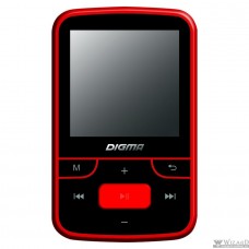 Плеер Flash Digma T3 8Gb черный/красный/1.5"/FM/microSD [489487]