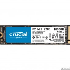 Crucial SSD 1000GB P2 M.2 NVMe PCIEx4 80mm Micron 3D NAND 2300/1150 MB/s, 5yrs, EAN: 649528823472