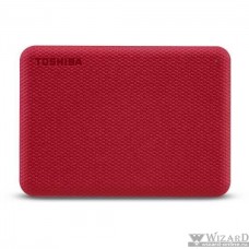 Накопитель на жестком магнитном диске Toshiba Внешний жесткий диск TOSHIBA HDTCA10ER3AA/HDTCA10ER3AAH Canvio Advance 1ТБ 2.5" USB 3.0 красный