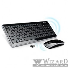 Комплект клавиатура + мышь DELUX "K1500+M125" - 2,4 GHz,mouse 800 - DPI,Ultra Slim,беспр.