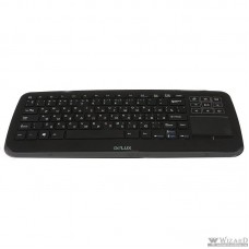 Клавиатура DELUX "K2880G Touch" 2.4G wireless, беспроводная, черная (USB)