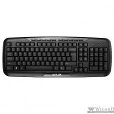 Клавиатура DELUX "K6200" Slim, MM, USB (черная)
