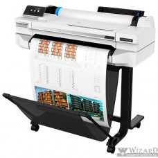 HP DesignJet T530 24-in Printer (5ZY60A) {24"/610 мм, 4 colors (30 сек/A1), 1Gb, полистовая подача (А1,А2), автомат. резак, лоток (А3, А4), USB, LAN, WiFi, стойка}