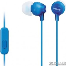 Sony MDR-EX15AP 1.2м голубой проводные в ушной раковине (MDREX15APLI.CE7)