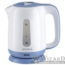 Чайники SUPRA KES-1724 white/blue, 1.7 л., 2200Вт, пластик