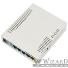 MikroTik RB951Ui-2HnD RouterBOARD беспроводной роутер 600Mhz CPU, 128MB RAM, 5xLAN, built-in 2.4Ghz 802b/g/n