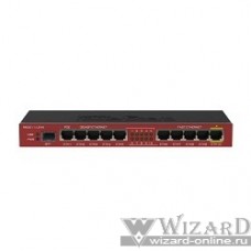 MikroTik RB2011iLS-IN RouterBOARD 2011iLS Маршрутизатор 5UTP/WAN 10/100Mbps + 5UTP/WAN 10/100/1000Mbps + 1SFP