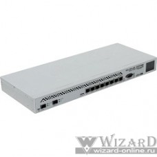 MikroTik CCR1036-8G-2S+ Cloud Core Router 1036-8G-2S+ with Tilera Tile-Gx36 CPU (36-cores, 1.2Ghz per core), 4GB RAM, 2xSFP+ cage, 8xGbit LAN, RouterOS L6, 1U rackmount case, PSU, LCD panel