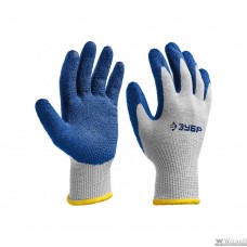 ЗУБР ЗАХВАТ, размер S-M, перчатки с одинарным текстурированным нитриловым обливом [11457-S]