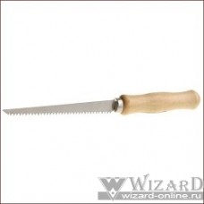Ножовка STAYER "STANDARD" по гипсокартону [1517] шаг зубьев-3,5мм, L-160мм