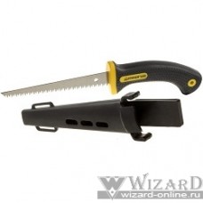 STAYER Ножовка "PROFI" по гипсокартону, 3D-заточка, 2-комп. ручка, чехол, 3.0х150мм/8TPI [2-15170]