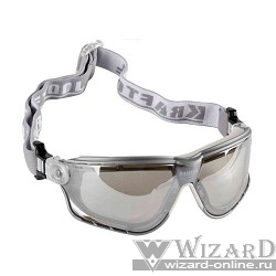 Очки KRAFTOOL "EXPERT", защитные с непрямой вентиляцией для маленького размера лица, поликарбонатная линза 