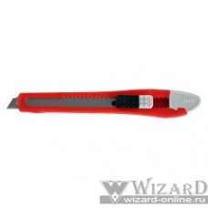 Нож ЗУБР (09151) с сегментированным лезвием, корпус из АБС пластика, сдвижной фиксатор, сталь У8А, 9мм