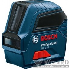 Bosch GLL 2-10 Лазерный нивелир [0601063L00] { 10м, 635 nm, 0.49 кг }