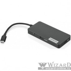 Lenovo [4X90V55523] USB-C 7-in-1 Hub - 2xUSB 3.0, 1xUSB 2.0, 1xHDMI 1.4, 1xTF Card Reader, 1xSD Card Reader, 1xUSB-C Charging Port, by pass to charge Notebook, MAX POW 15W(Max load for USB port)