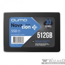 QUMO SSD 512GB Novation TLC 3D (Q3DT-512GSKF) {2,5" R/W 550/500 MB/s SM2258XT/SM2259XT OEM}