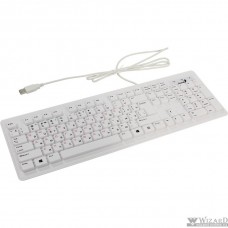 Genius SlimStar 130 White {конструкция chocolate, влагоустойчивая, клавиши 104, провод 1,5 м, USB} [31300726104]