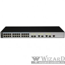 HUAWEI S2750-28TP-EI-AC Коммутатор (24 Ethernet 10/100 ports,2 Gig SFP and 2 dual-purpose 10/100/1000 or SFP,AC 110/220V)