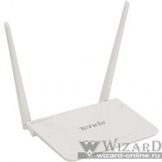 TENDA F300 маршрутизатор 802.11n, до300Мбит/с, 2T2R, LAN: 4х10/100Мбит/с, WAN: 1х10/100Мбит/c, 2 внешние антенны 5дБи.