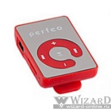 Perfeo цифровой аудио плеер Music Clip Color, красный (VI-M003 Red)