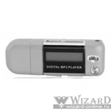 Perfeo цифровой аудио плеер Music Strong 8 Gb, серебряный (VI-M010-8GB Silver)