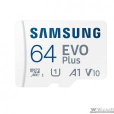 Micro SecureDigital 64Gb Samsung SDXC EVO+ 64GB V10 W/A MB-MC64KA/EU