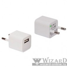 СЗУ Continent 1A/1*USB , белый , ZN10-193WT /OEM