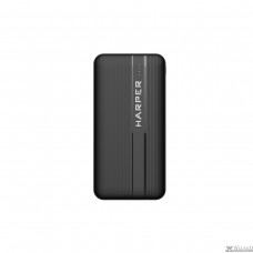 Harper Аккумулятор внешний портативный PB-10006 black (10 000mAh; Li-Pol; Вход Micro USB/Type-C, 3А; Выход: 2 USB: 5/4.5/2/1.5 А, (4.5/5/9/12 В); Выход: 1 Type-C/3А;Quick Charge и Power Delivery