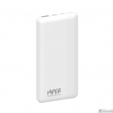 Hiper Мобильный аккумулятор Hiper MX Pro 10000 10000mAh 3A QC PD 1xUSB белый (MX PRO 10000 WHITE)