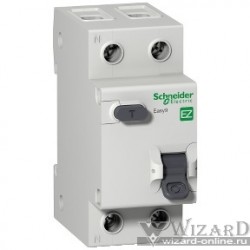 Schneider-electric EZ9D34625 ДИФ. АВТ. ВЫКЛ. EASY 9 1П+Н 25А 30мА C AC 4,5кА 230В =S=