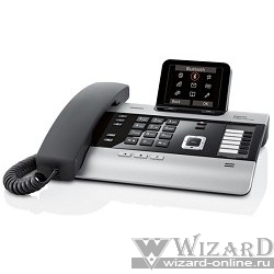 Gigaset  GS DX800A черный/титан, VoIP и ISDN, до 6-и DECT трубок, Bluetooth, 2xLAN, FAX