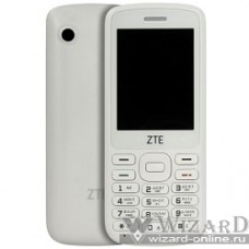 ZTE F327 White (QuadBand, 2.4" 320x240, 3G+BT, 45Mb+microSD, 0.08Mpx, 83г)