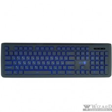 Jet.A SlimLine K20 LED Dark Grey USB {Проводная слим-клавиатура, с классической раскладкой и синей светодиодной подсветкой, 105 клавиш}