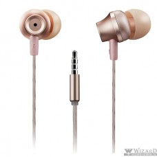 CANYON CNS-CEP3RO Stereo earphones with microphone, metallic shell, 1.2M, rose