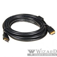 5bites APC-014-020 Кабель HDMI M / HDMI M V1.4b, высокоскоростной, ethernet+3D, зол.разъемы, ферр.кольца, 2м.