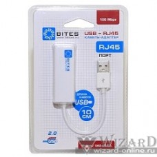 5bites UA2-45-02WH Кабель-адаптер USB2.0 -> RJ45 10/100 Мбит/с, 10см