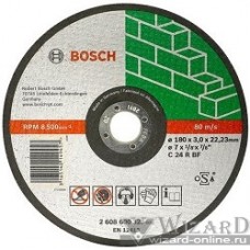 Bosch 2608600326 ОТРЕЗНОЙ КРУГ КАМЕНЬ 230Х3 ММ
