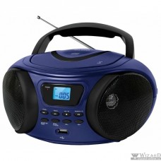 Аудиомагнитола CD/MP3 BBK BX170BT (DB) blue (4Вт, CD/MP3, Bluetooth, USB, FM, AUX, Выход на наушники) (BX170BT (DB))