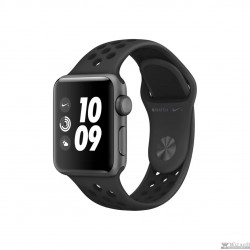 Apple Watch Nike+ Series 3 38 мм, корпус из алюминия цвета серый космос, спортивный ремешок Nike цвета антрацитовый/черный 
