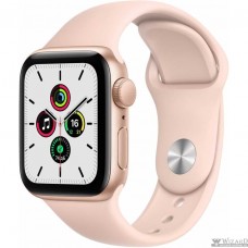 Apple Watch SE GPS, 40mm Gold Aluminium Pink Sand Sport Band [MYDN2RU/A]
