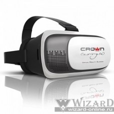Crown CMVR-003 Очки виртуальнои реальности для смартфона (Для смартфонов диагональю 3.5 - 6, регулировка линз под каждый глаз, угол обзора в 92-98°)