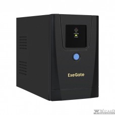 Exegate EX292768RUS ИБП ExeGate SpecialPro UNB-650.LED.AVR.1SH.2C13.RJ.USB <650VA/360W, LED, AVR,1*Schuko+2*C13, RJ45/11,USB, металлический корпус, Black>