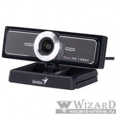 Genius WideCam F100 Black {1080p Full HD, вращается на 360°, универсальное крепление, микрофон, USB} [32200213101]