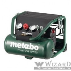 Metabo Power 250-10 W OF Компрессор [601544000] { безм.1.5кВт,10л,110/м, вес 21 кг }