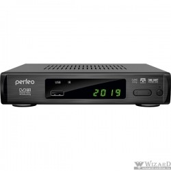 Perfeo DVB-T2/C приставка "LEADER" для цифр.TV, Wi-Fi, IPTV, HDMI, 2 USB, DolbyDigital, пульт ДУ