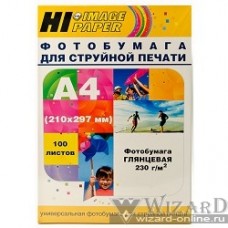 Hi-Black A200102U Фотобумага глянцевая односторонняя (Hi-image paper) A4, 230 г/м, 100 л. [H230-A4-100]