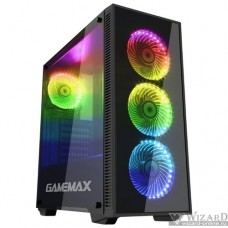 GameMax [Draco Black] Корпус Draco Black RGB-подсветка (без БП)
