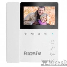 Falcon Eye Lira [00-00189412] Монитор цветного видеодомофона с трубкой на магните, экран 4,3 дюйма, сенсорные кнопки Дисплей: TFT LCD 4,3" 480x272, PAL/NTSC, 2 панели, 2 камеры, до 4-х шт. в параллель